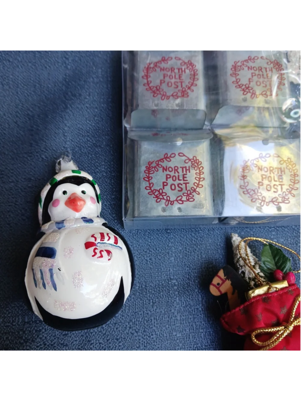 Vintage Christmas Ornaments Bulbs Lot Etc